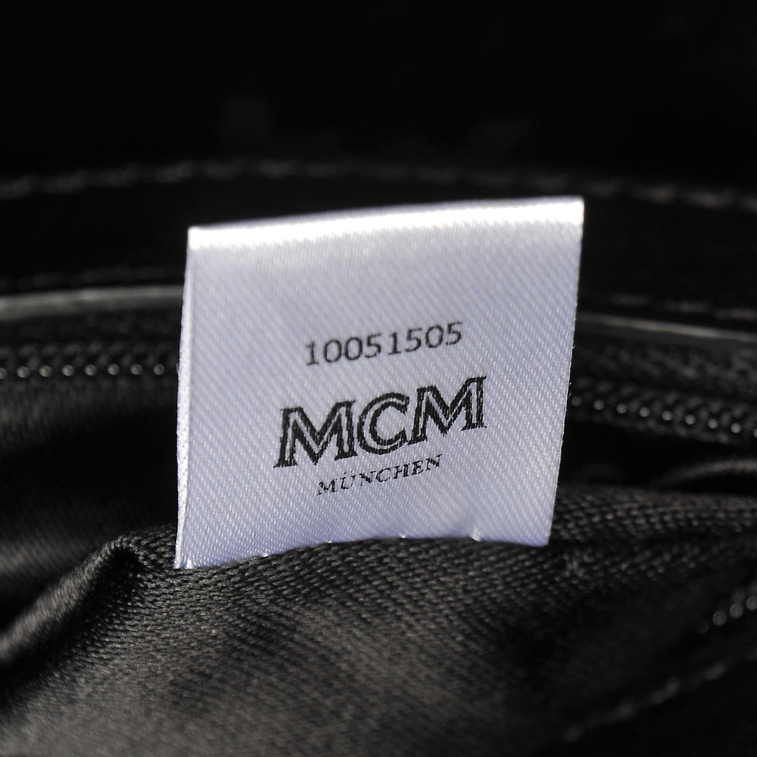 MCM Metallic Visetos Medium Stark Backpack Silver Black 8 of 12