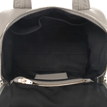 Alexander Wang Pebbled Lambskin Rockie Gray Pale Gold Hardware 5 of 14