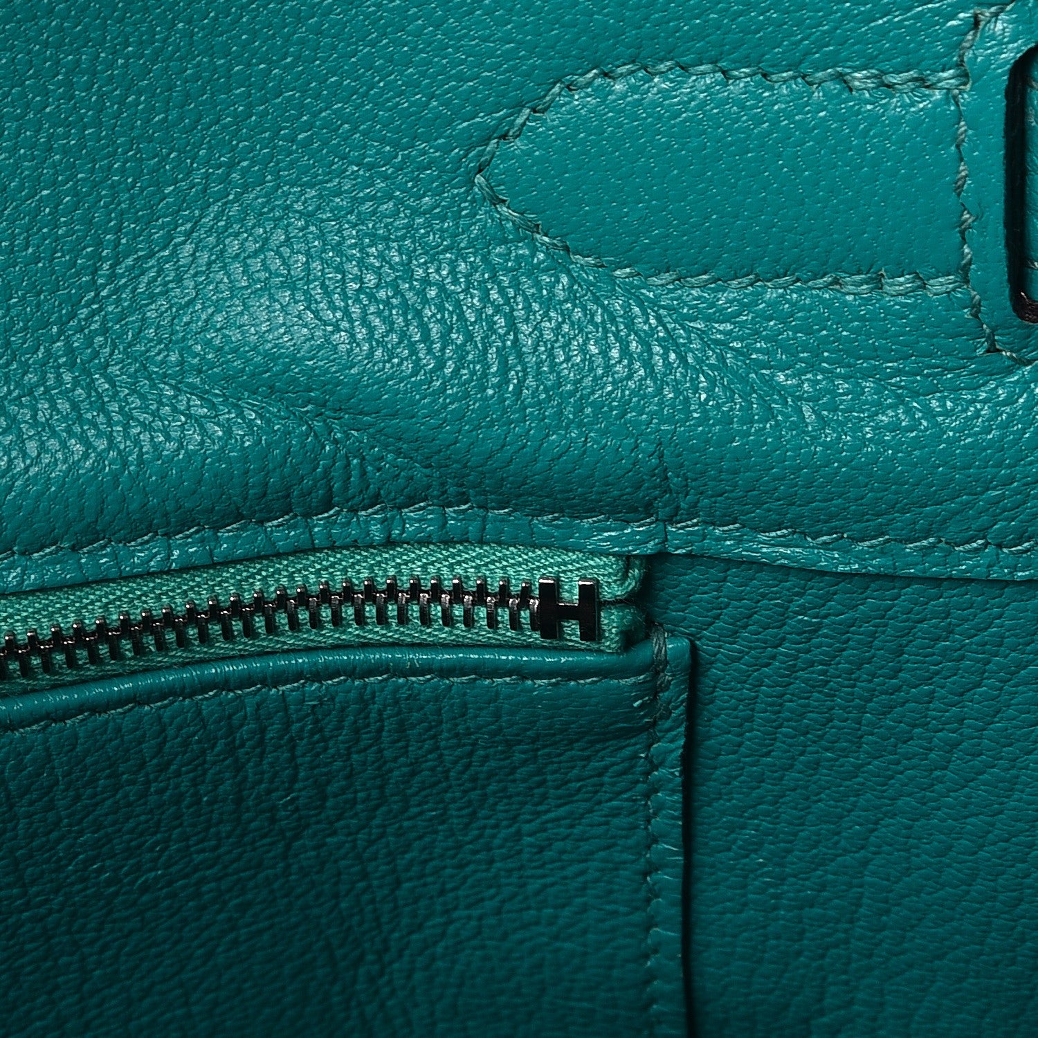 Hermes Taurillon Clemence Birkin 35 Bleu Paon 11 of 23