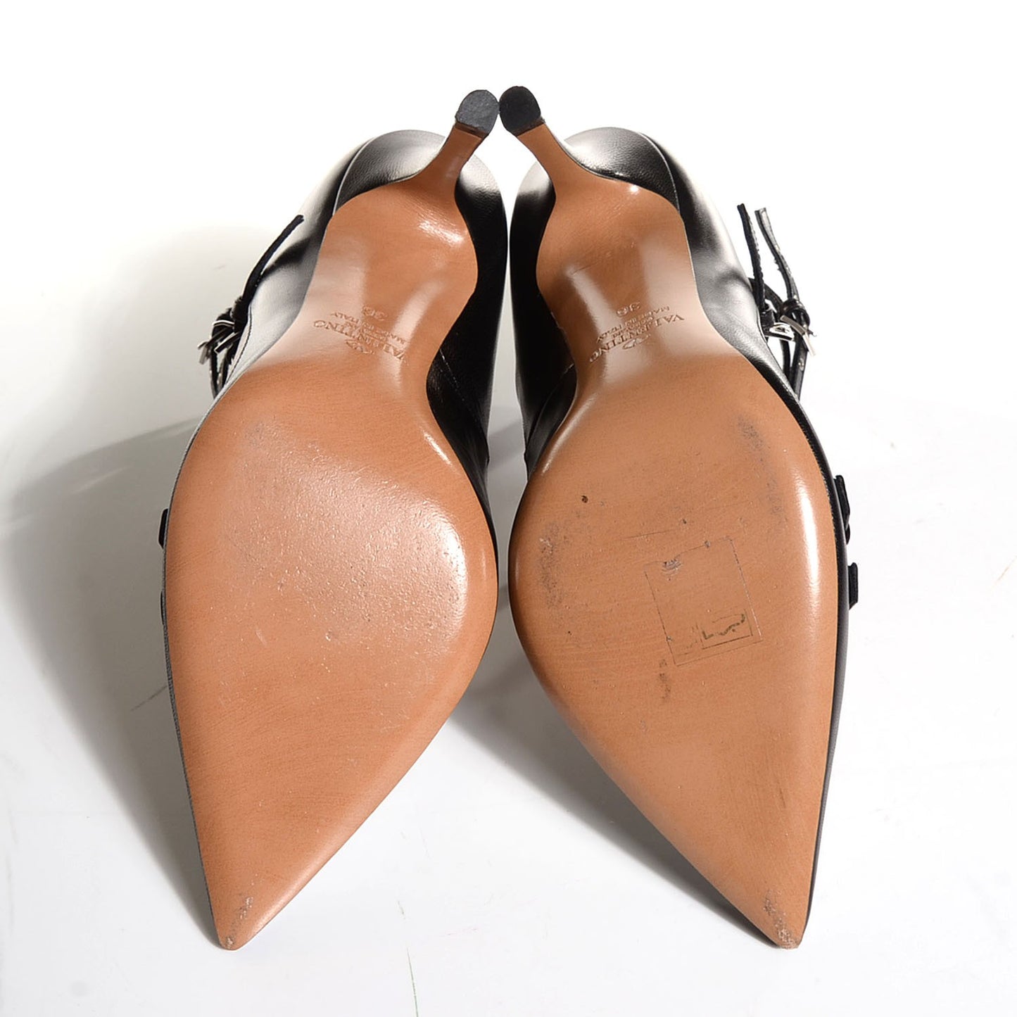 Nappa Love Latch 100mm Pumps 36 Black Poudre