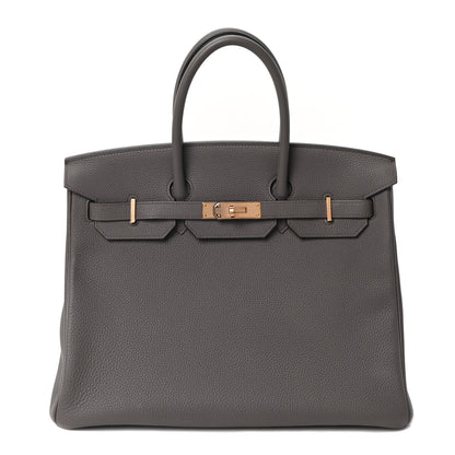Hermes Togo Birkin 35 Etain 1 of 9