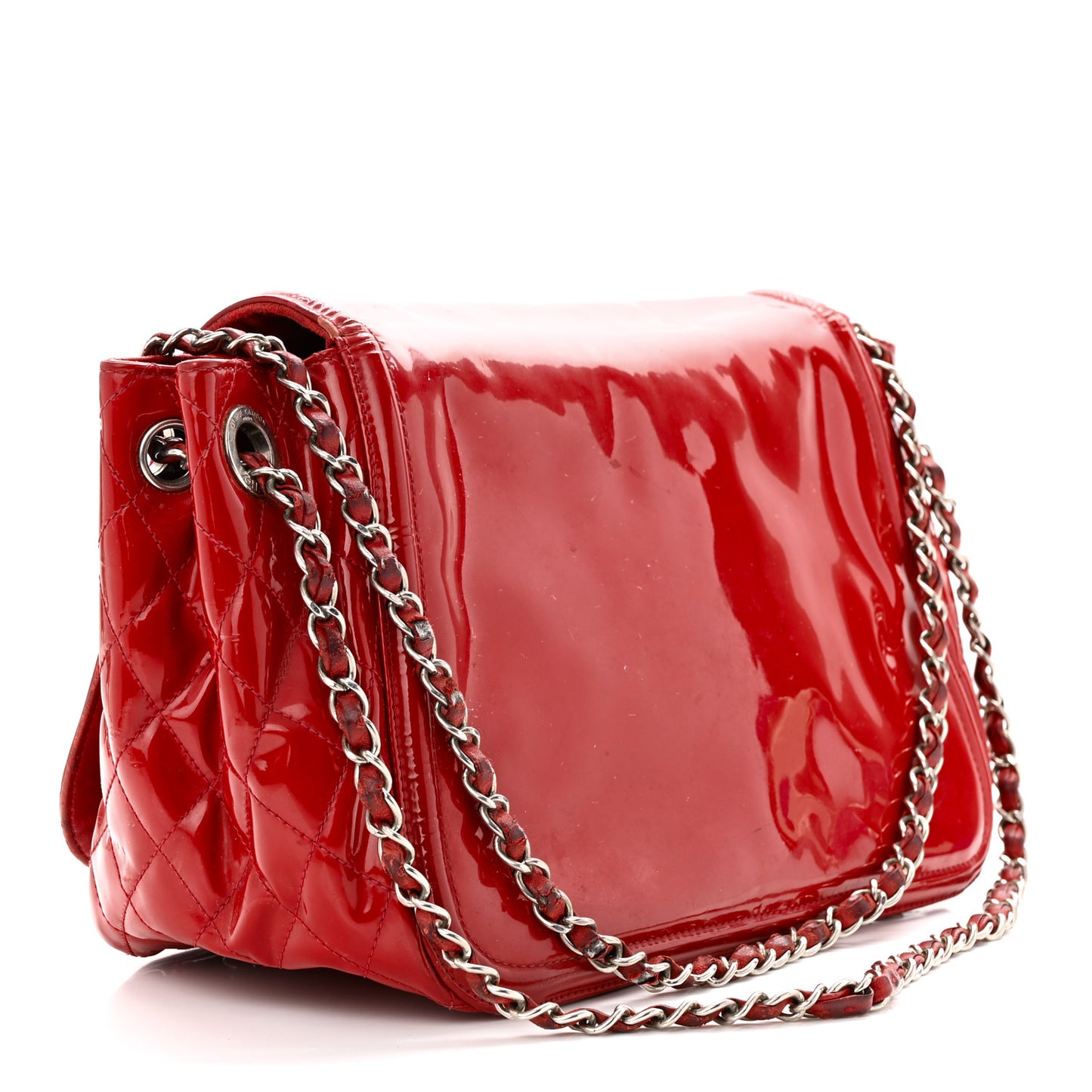 Vinyl CC Lipstick Accordion Flap Red