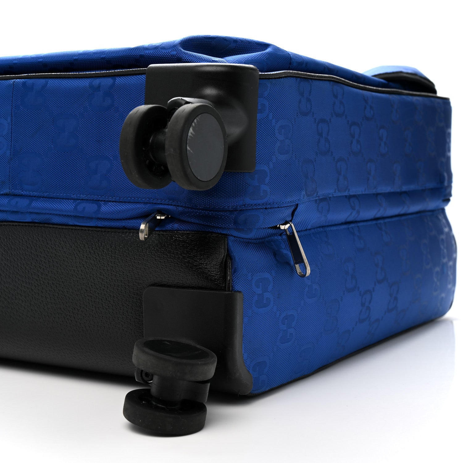 bLue Gucci ビジネスバッグ Gucci Econyl Nylon Monogram Off The Grid Suitcase Guilted Blue