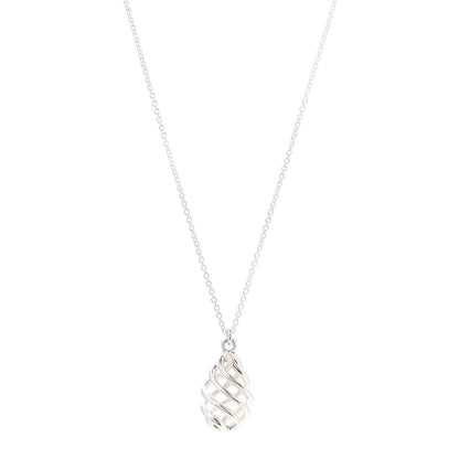 Tiffany Sterling Silver Paloma Picasso Venezia Luce Pendant Necklace 1 of 5