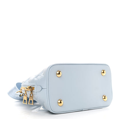 Louis Vuitton Calfskin Bubblegram Alma BB Ice Blue 4 of 9
