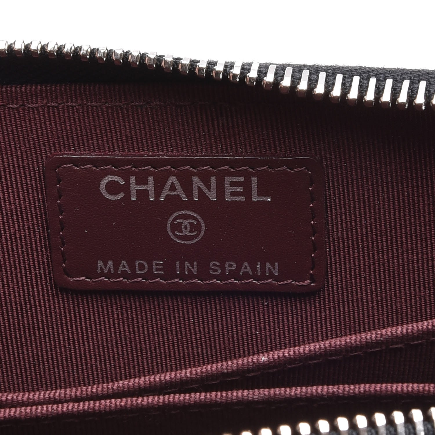 Chanel Caviar Quilted Zip Coin Purse Black 6 of 8