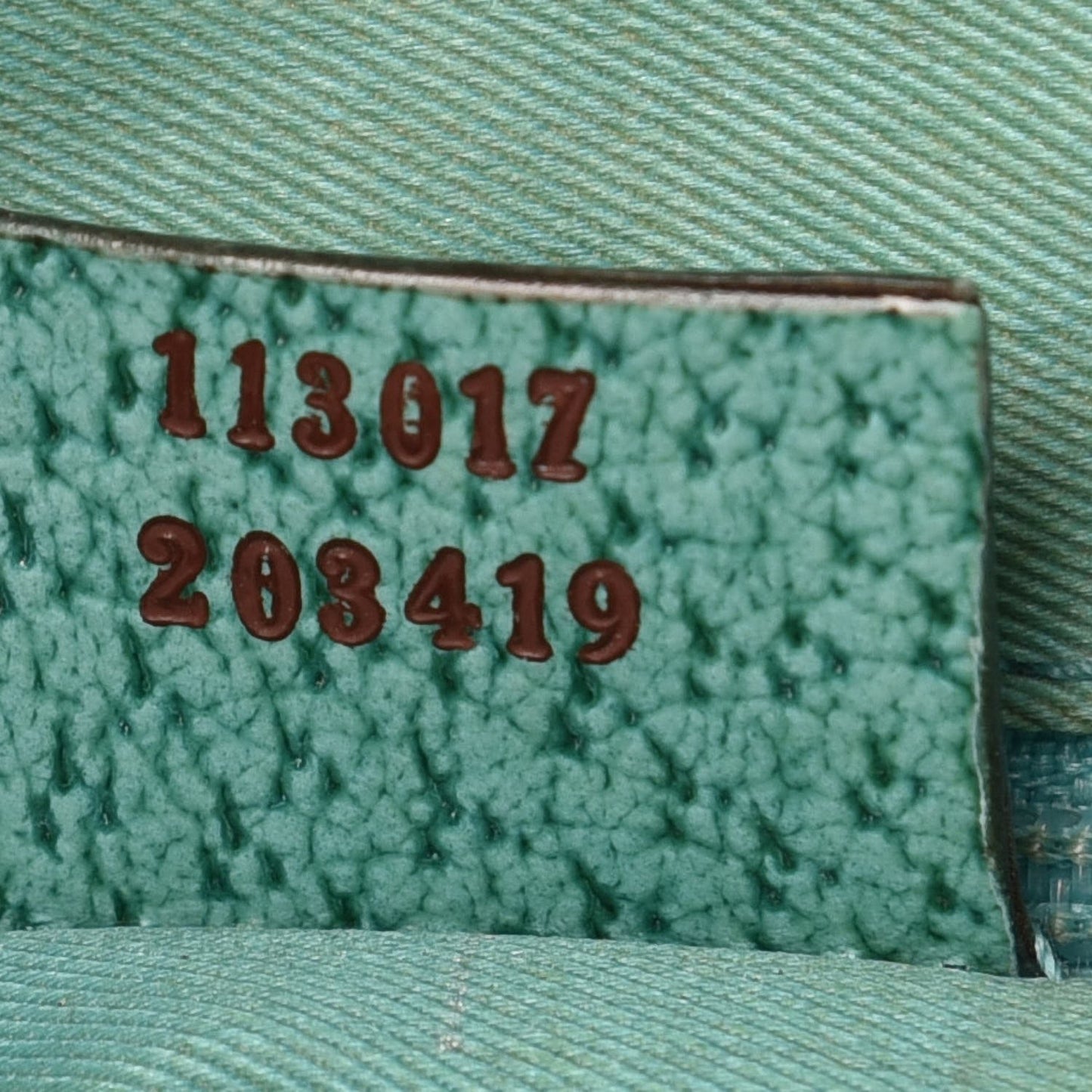 Monogram Small Tote Turquoise