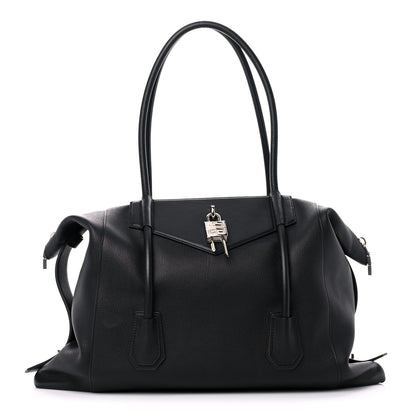 Givenchy Sugar Goatskin Antigona Lock Duffel Bag Black 1 of 13