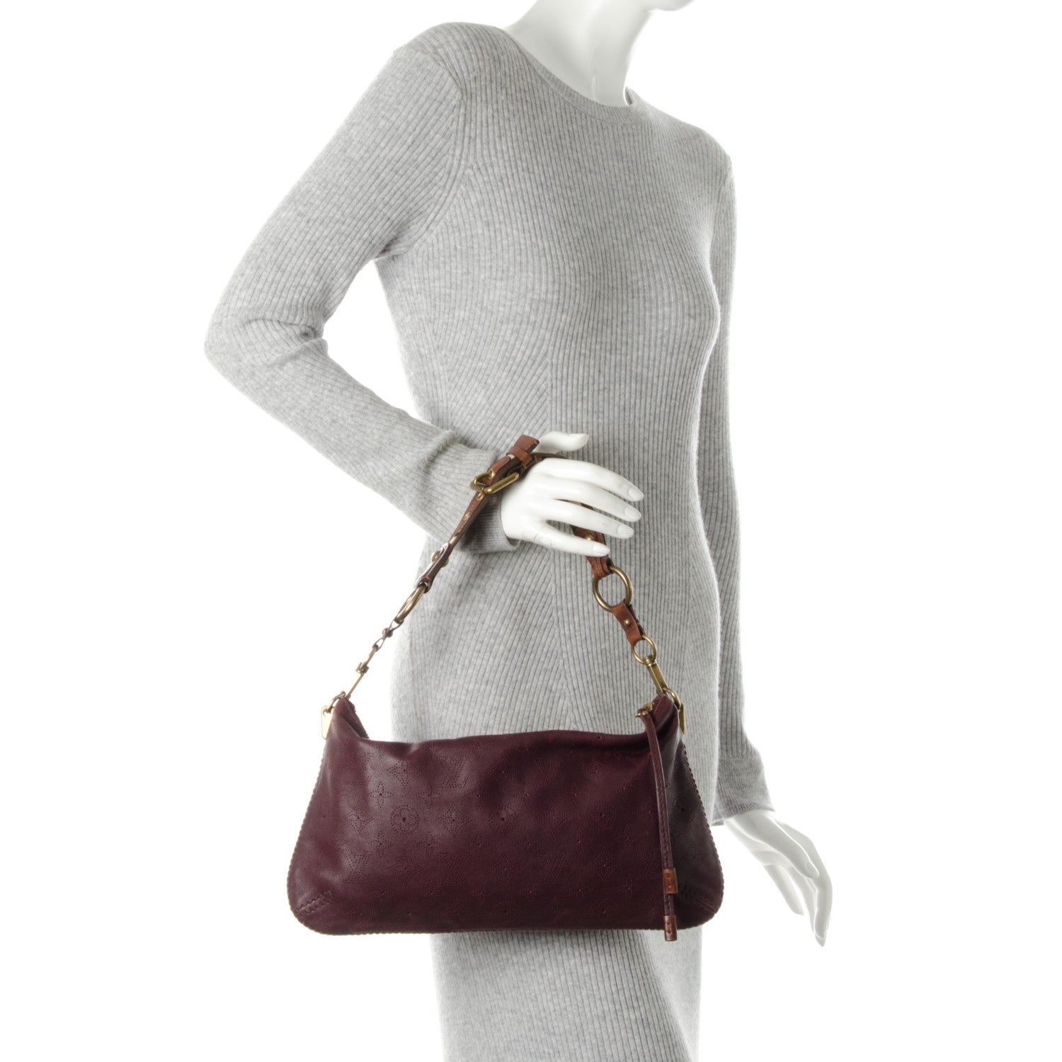 Louis Vuitton Mahina Onatah Pochette Aubergine 2 of 7