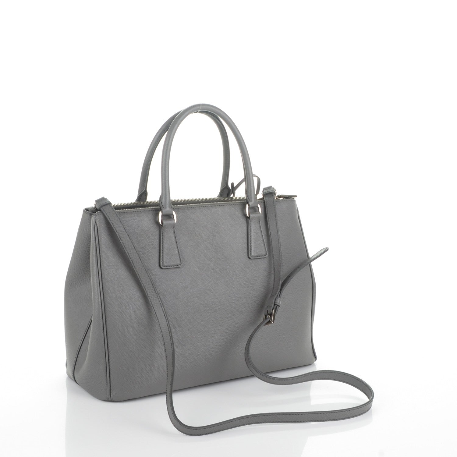 Prada Saffiano Medium Galleria Double Zip Tote Marmo 3 of 7