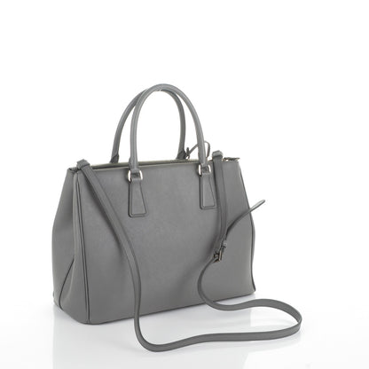 Prada Saffiano Medium Galleria Double Zip Tote Marmo 3 of 7