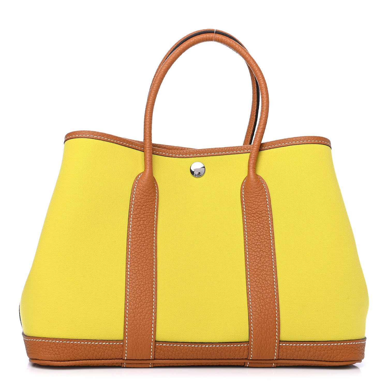 Hermes Toile Officier Negonda Garden Party 30 TPM Lime Toffee 1 of 4