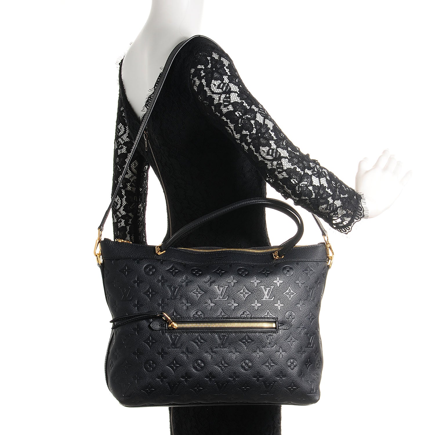 Louis Vuitton Empreinte Bastille MM Black 2 of 8