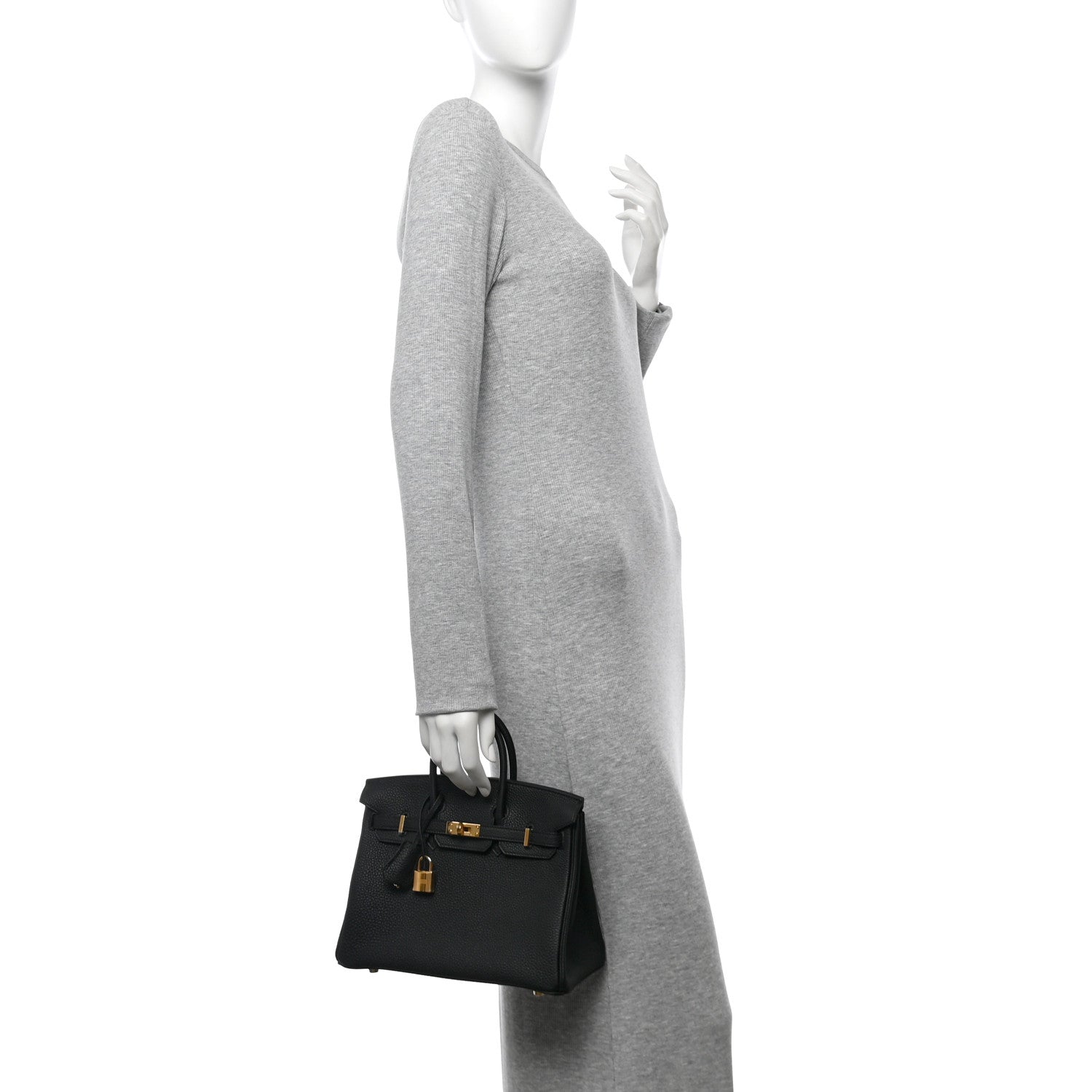 Hermes Togo Birkin 25 Black 2 of 10