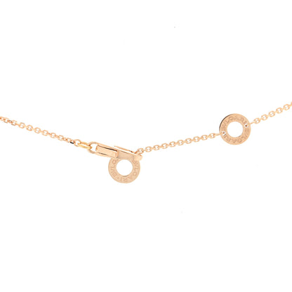 Bulgari 18K Rose Gold Diamond Divas' Dream Pave Pendant Necklace 4 of 5