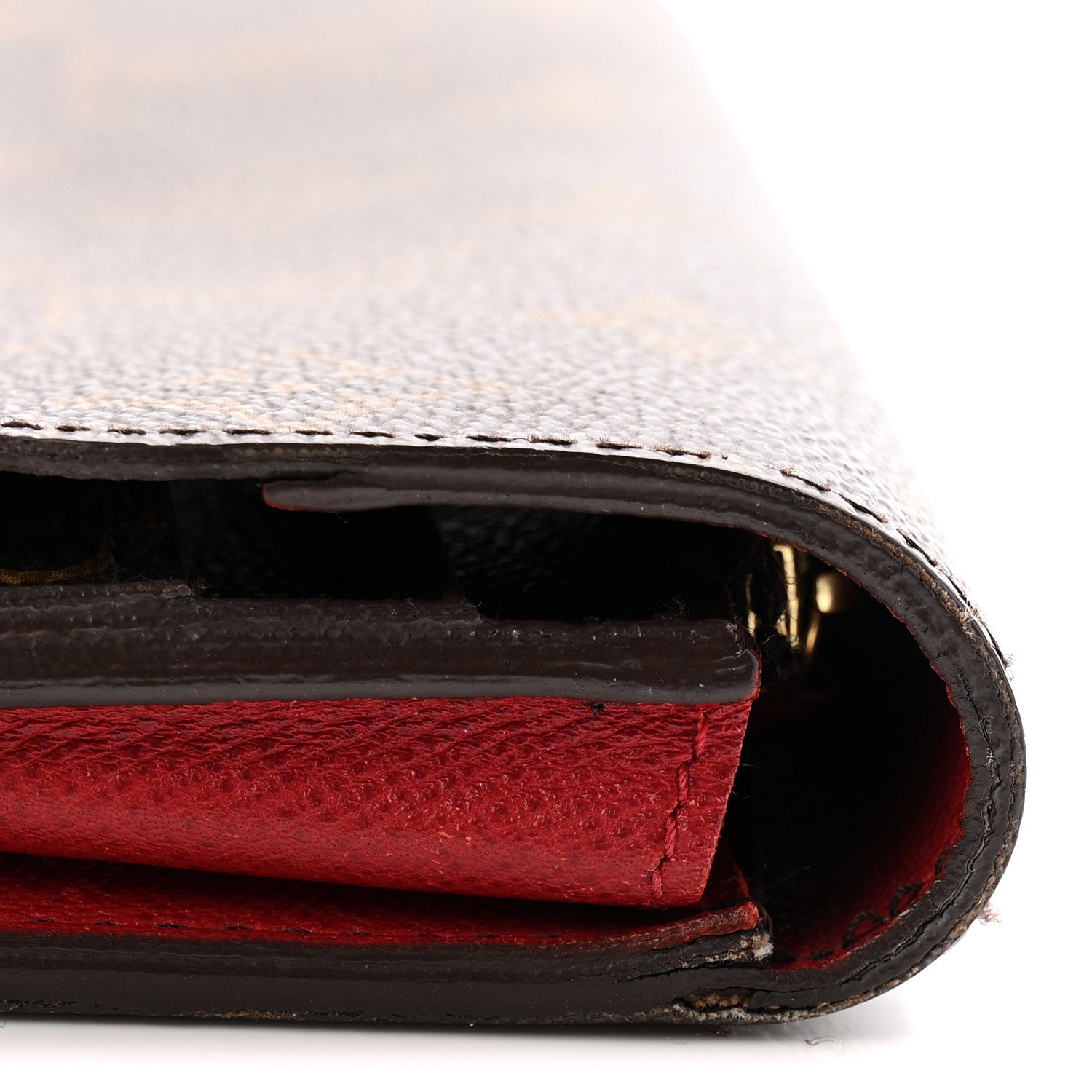 Louis Vuitton Monogram Emilie Wallet Rouge 10 of 14