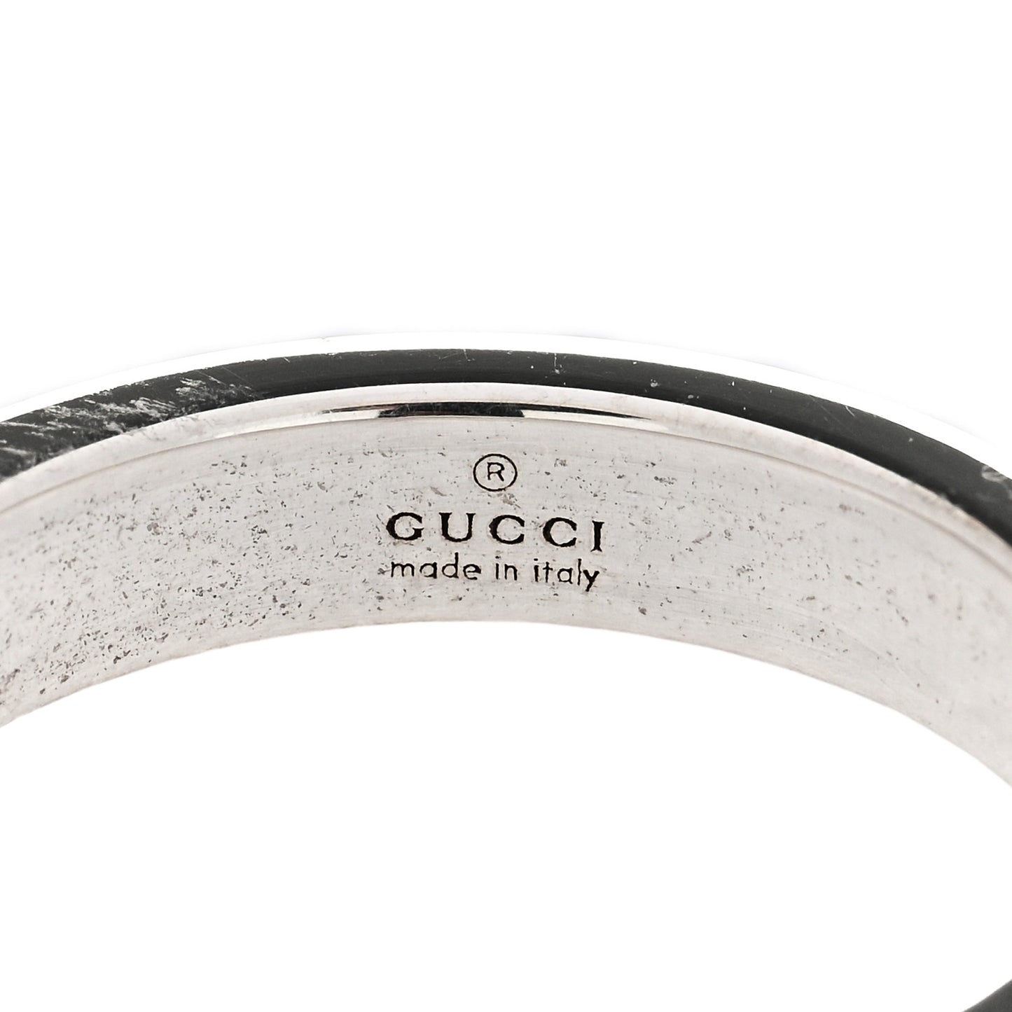 Sterling Silver Narrow GucciGhost Hamlet Skull Ring 54 7