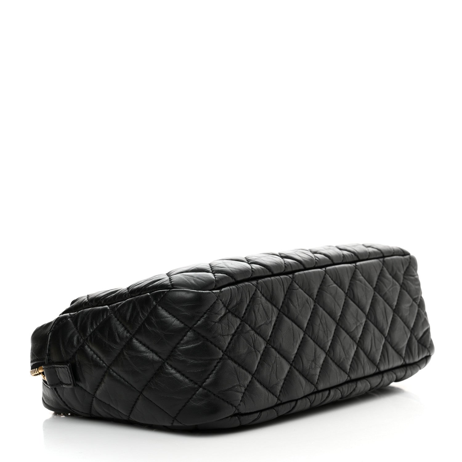 Chanel Aged Calfskin Quilted Medium Reissue Camera Case Black 4 of 12