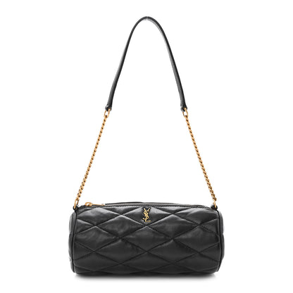 Saint Laurent Lambskin Monogram Mini Sade Tube Bag Black 1 of 11