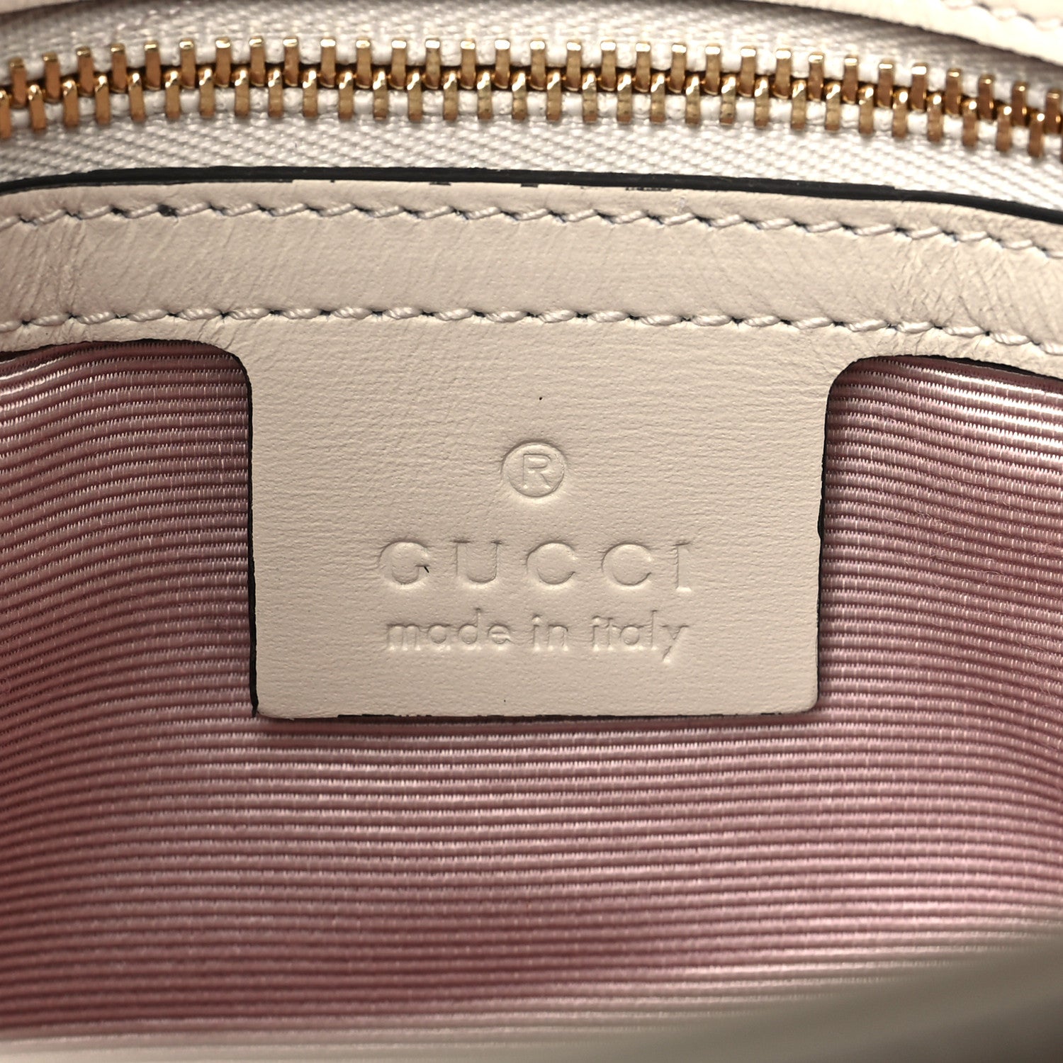 Gucci Vitello Palmellato Lux Bi-Color Small Arli Flap Shoulder Bag Mystic White Black 6 of 9
