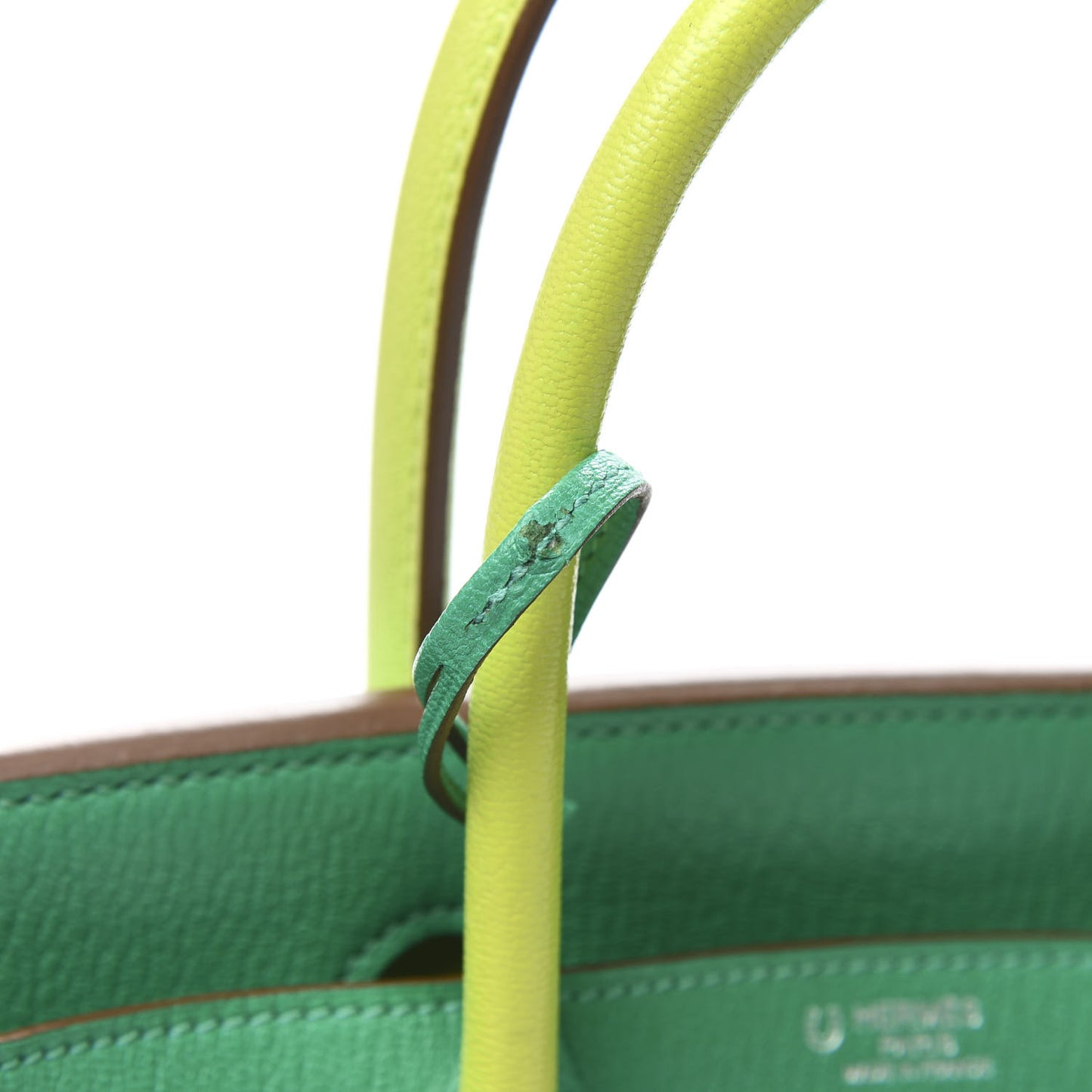 Chevre Mysore Horseshoe Birkin 30 Menthe Kiwi