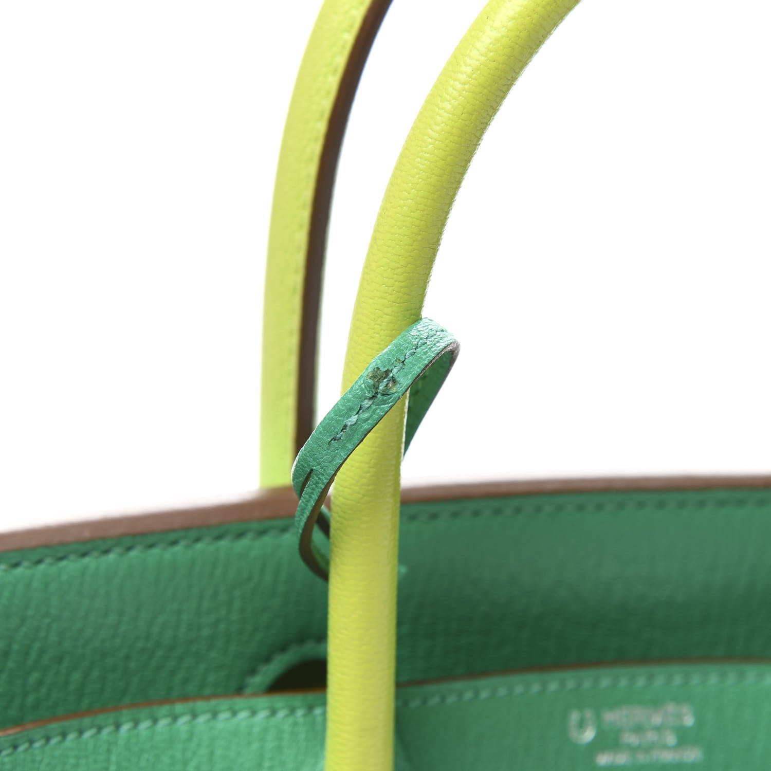Hermes Chevre Mysore Horseshoe Birkin 30 Menthe Kiwi 8 of 15