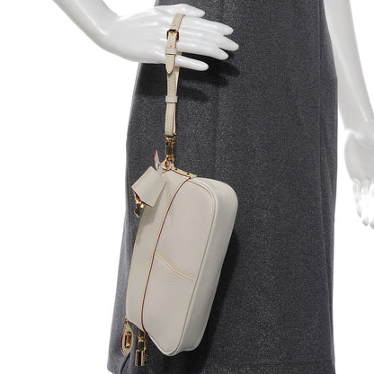 Louis Vuitton Suhali Lock It Clutch White 2 of 7