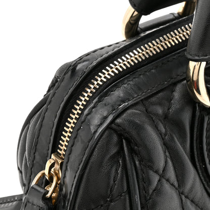 Christian Dior Lambskin Cannage Side Pocket Satchel Black 12 of 12