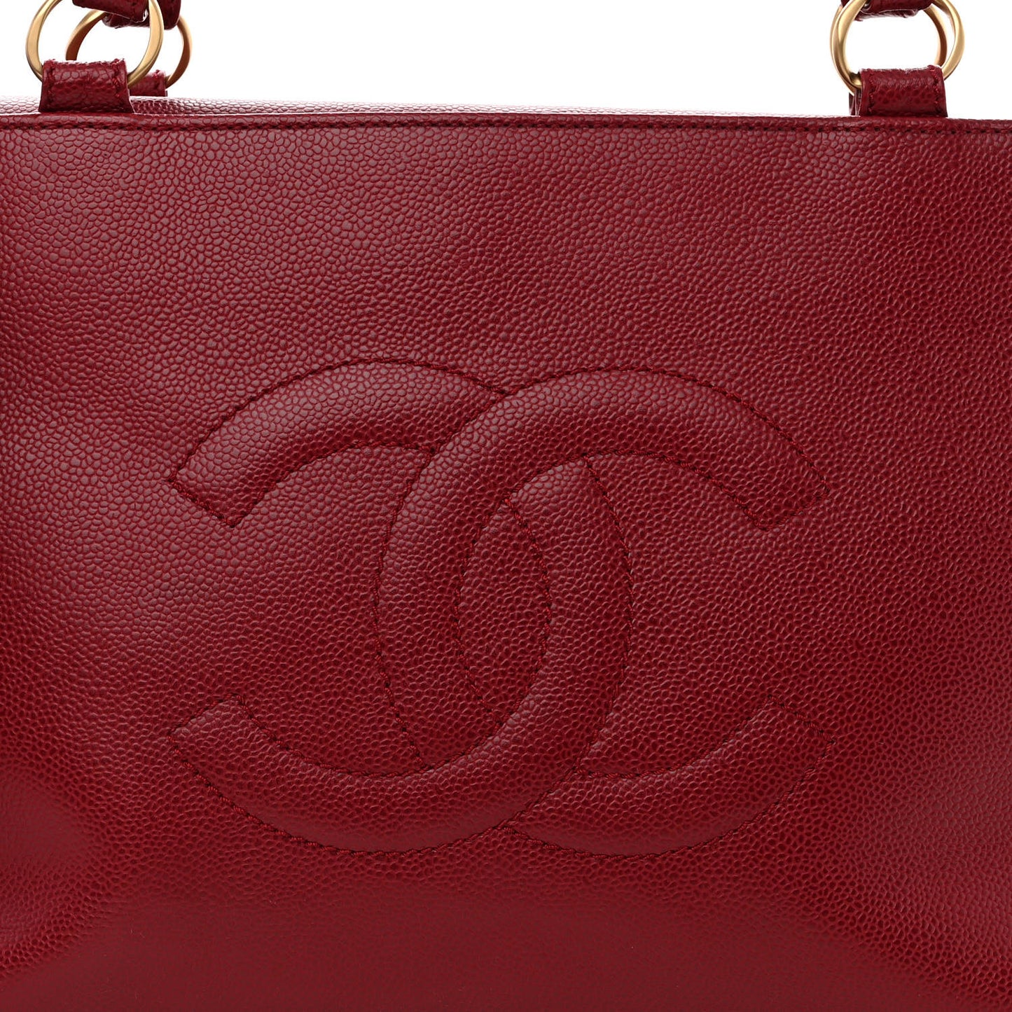 Caviar Timeless CC Shoulder Bag Red