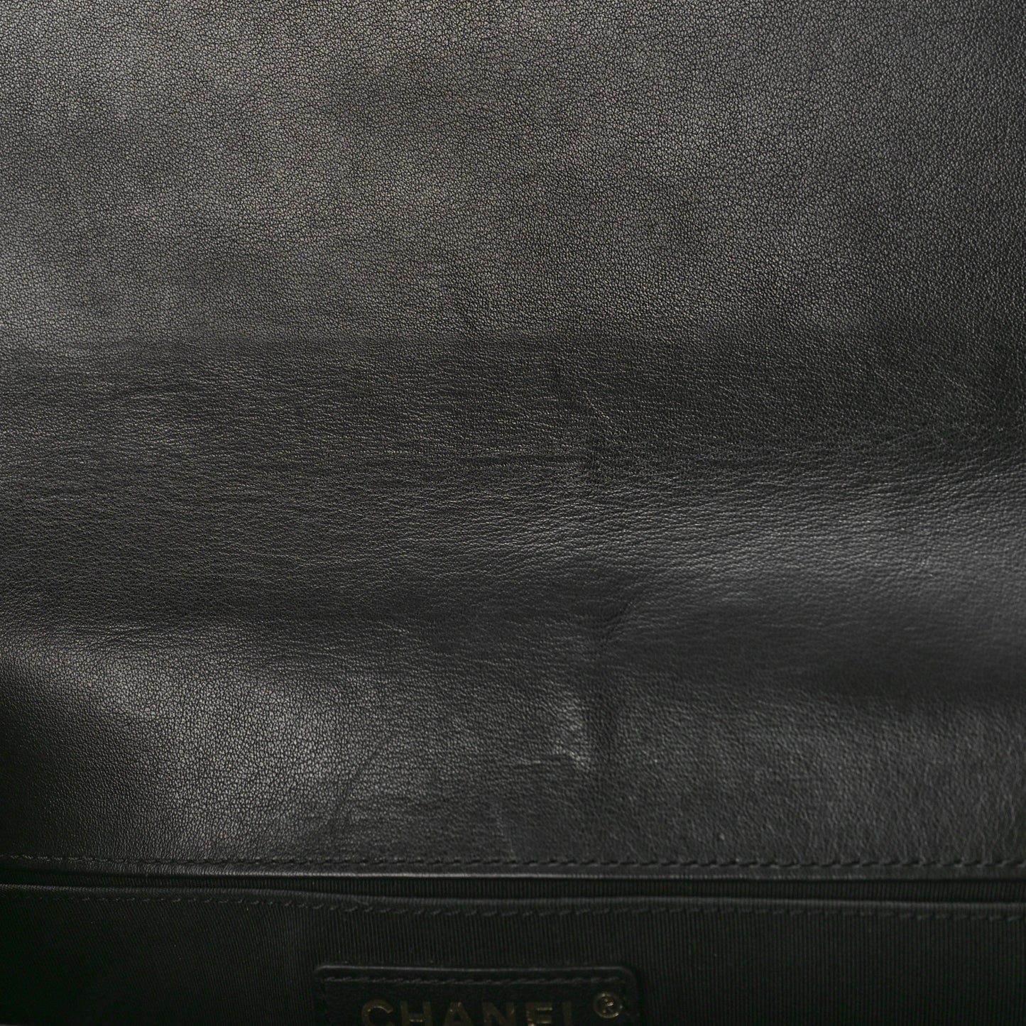 Lambskin Quilted Medium Boy Flap Black