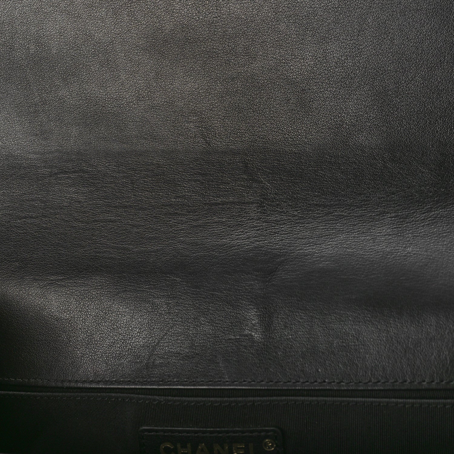 Chanel Lambskin Quilted Medium Boy Flap Black 11 of 12