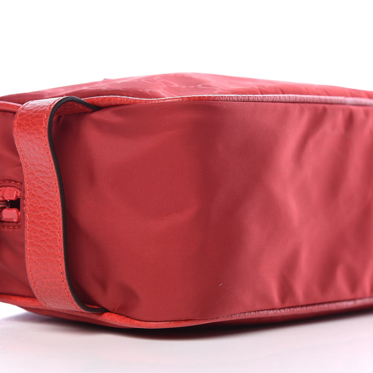 Gucci Nylon Monogram Dolmias Pouch Vibrant Red 8 of 9