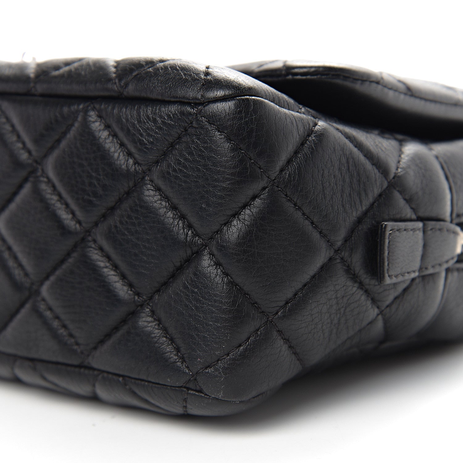 Chanel Deerskin Quilted Casual Journey Flap Black 8 of 9