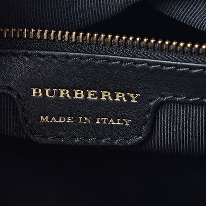 Burberry Calfskin Medium 1983 Knight Check Link Tote Brown 6 of 13