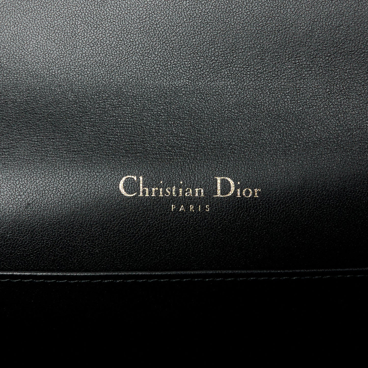 Lambskin Cannage Lady Dior Chain Wallet Black