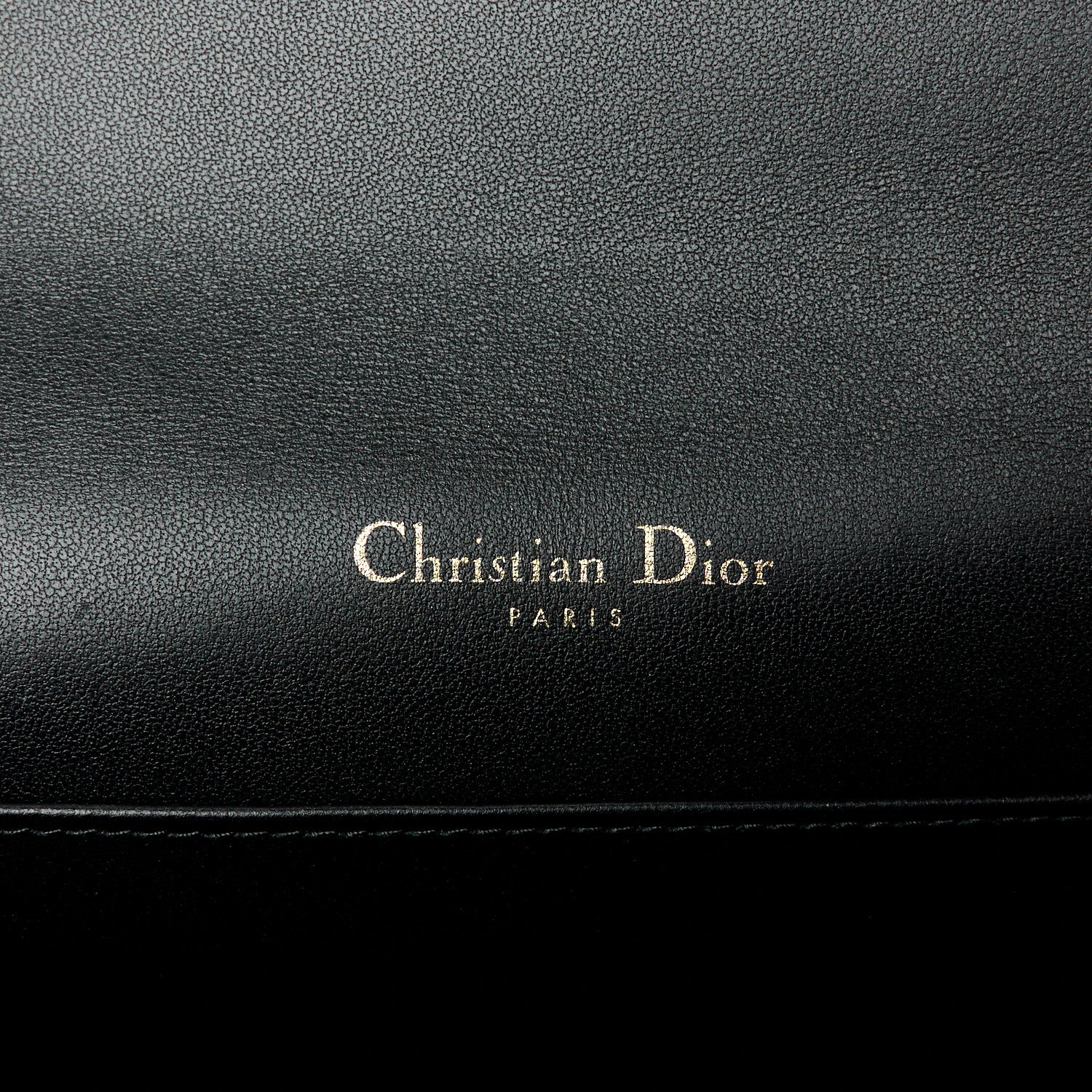 Christian Dior Lambskin Cannage Lady Dior Chain Wallet Black 7 of 14