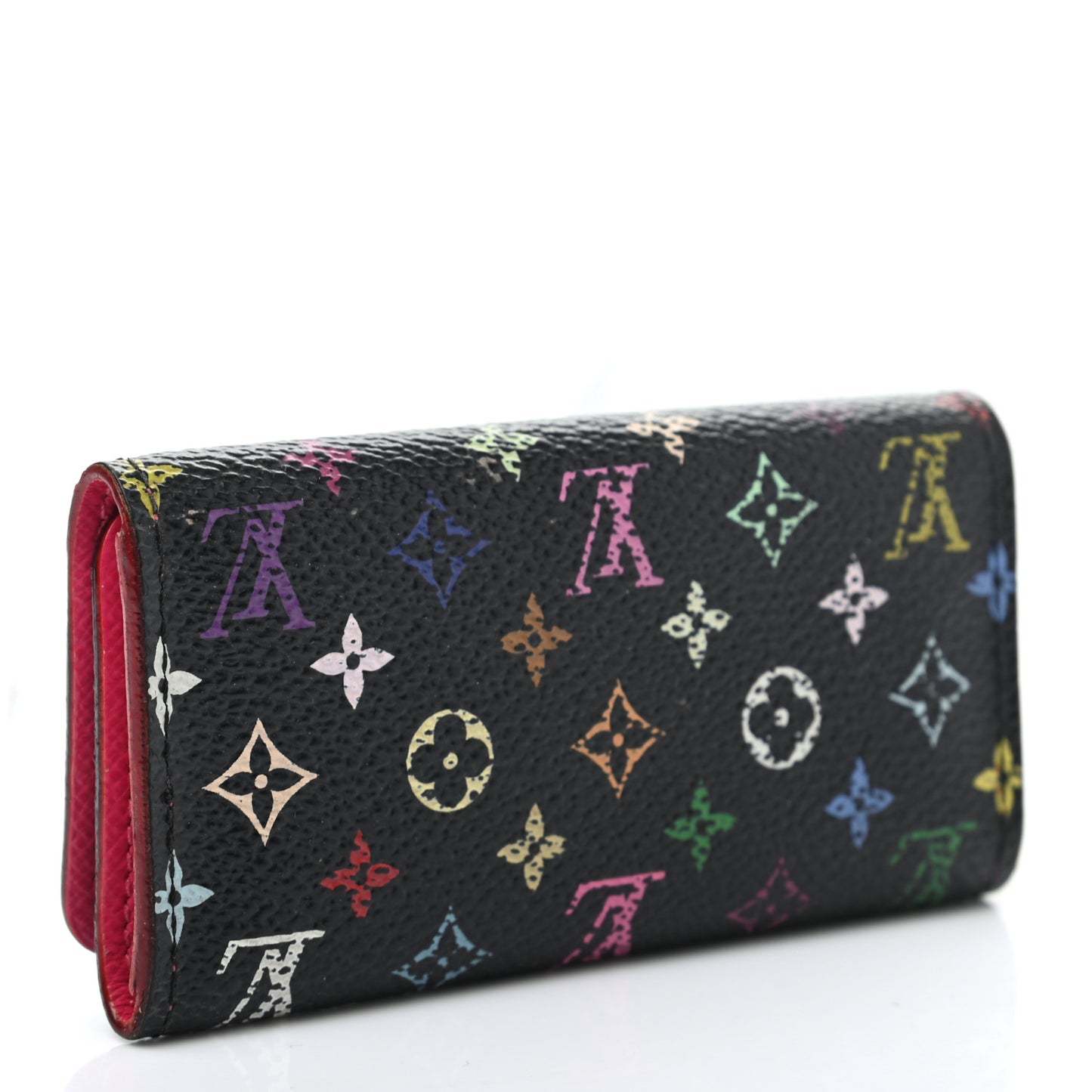 Monogram Multicolor Multicles 4 Key Holder Black Grenade