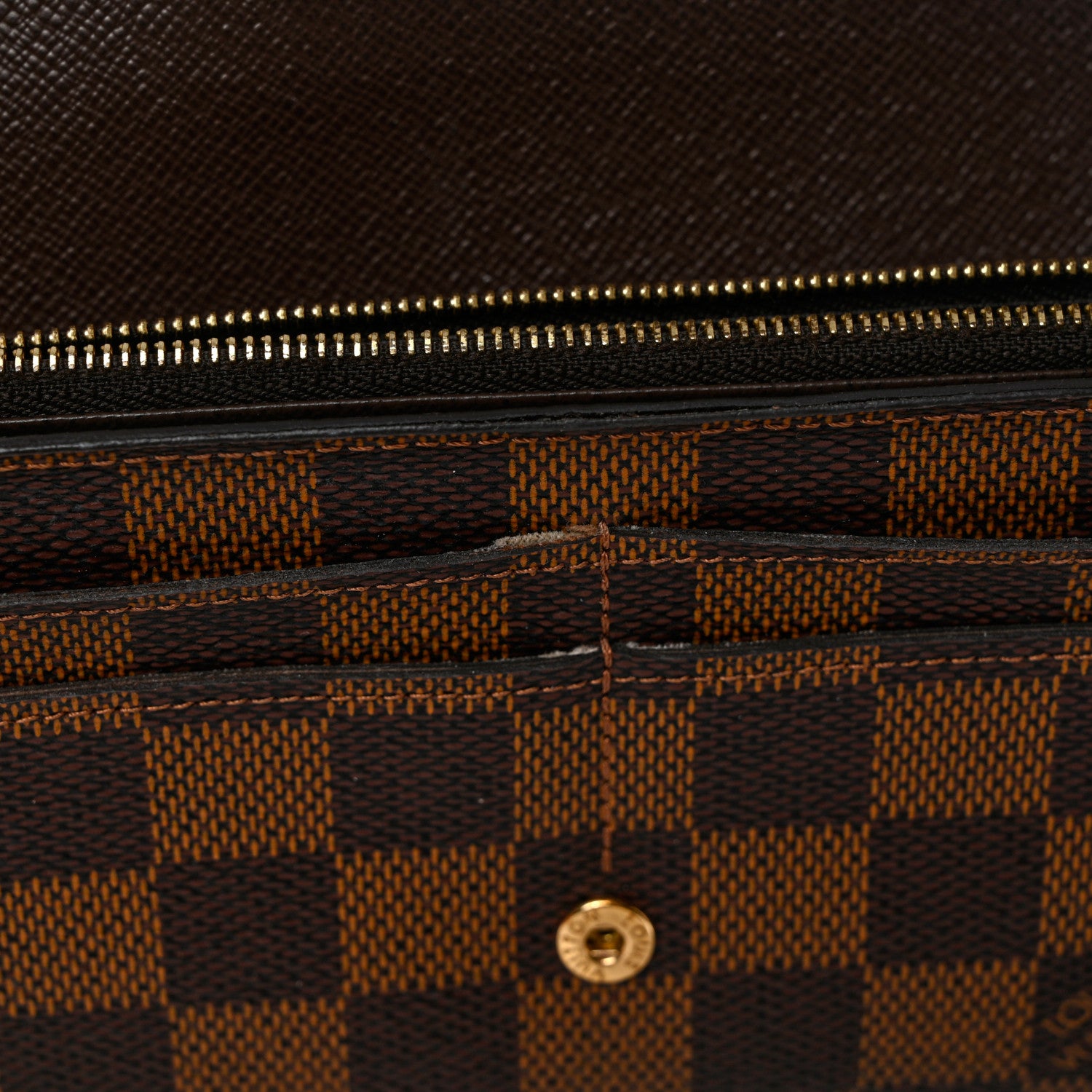 Louis Vuitton Damier Ebene Sarah Wallet NM 8 of 15