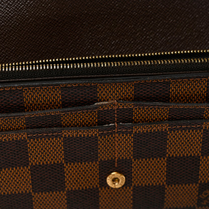 Louis Vuitton Damier Ebene Sarah Wallet NM 8 of 15