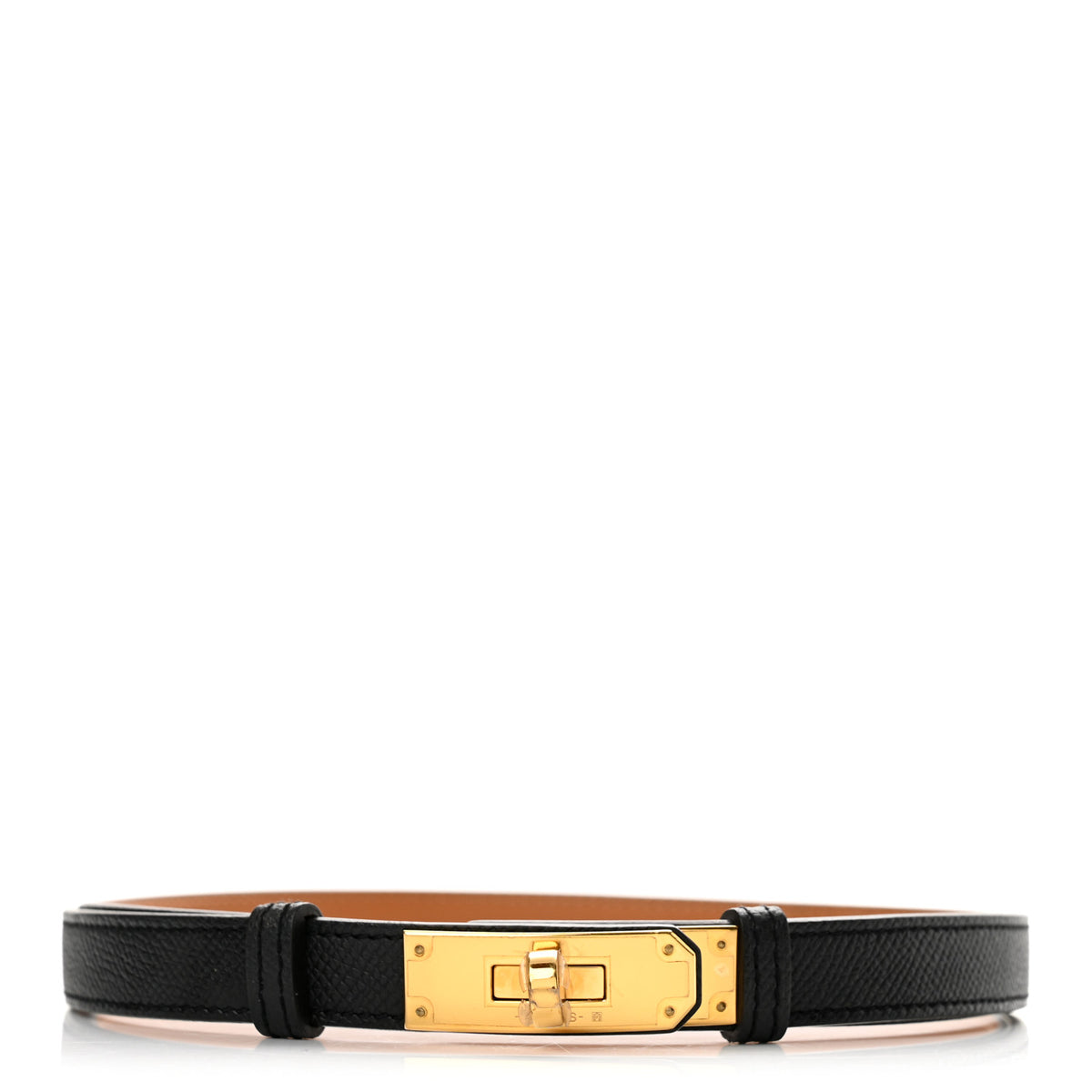 Hermes Epsom Kelly Belt Black 1 of 5