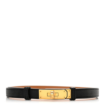 Hermes Epsom Kelly Belt Black 1 of 5