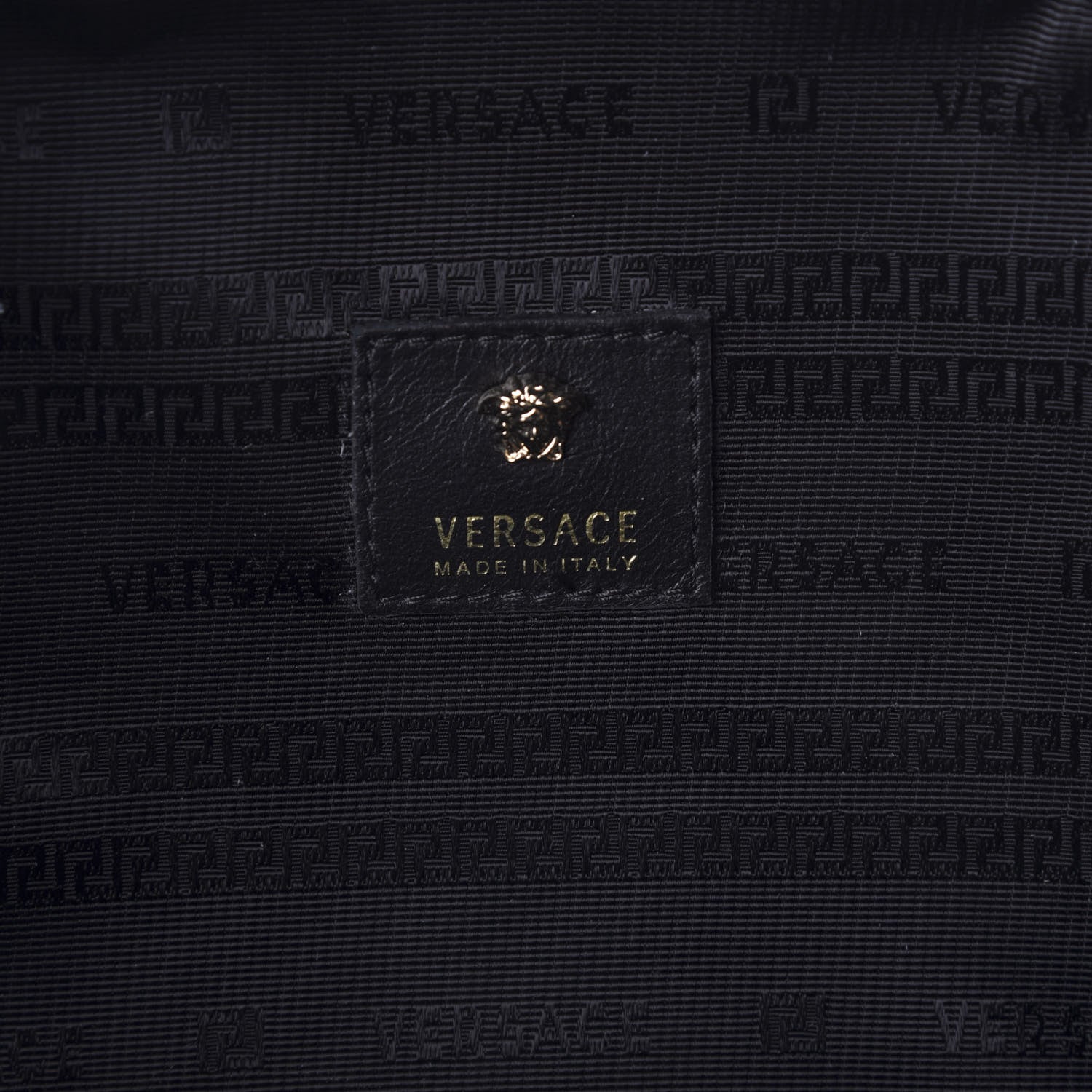 Versace Nylon Mini Palazzo Backpack Black 5 of 8