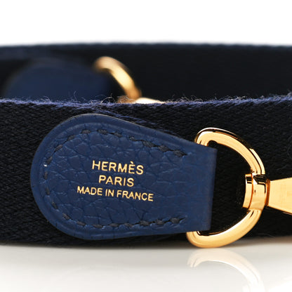 Hermes Taurillon Clemence Amazone Evelyne TPM Blue Saphir Blue Indigo 11 of 12