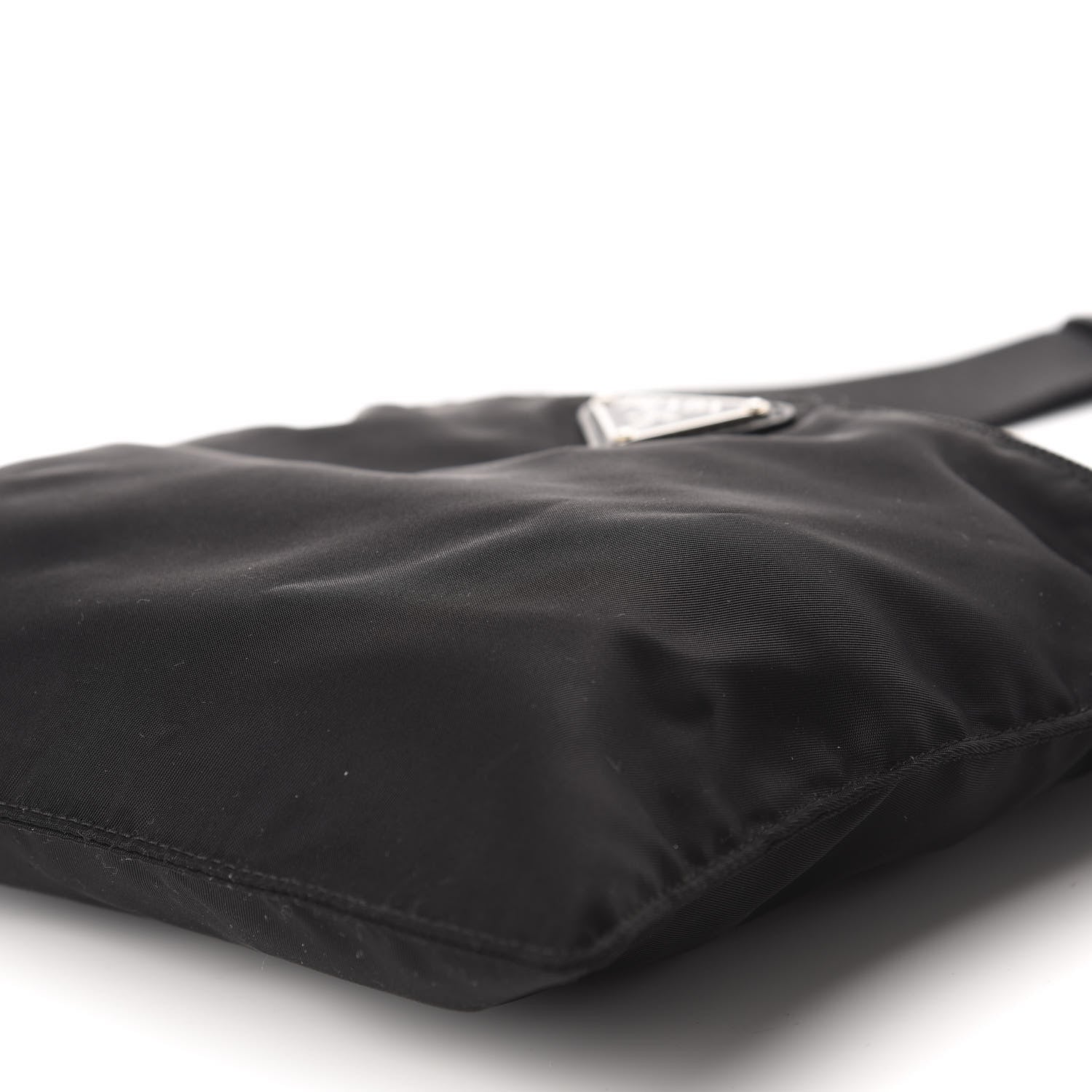 Prada Tessuto Nylon Messenger Bag Black 7 of 11