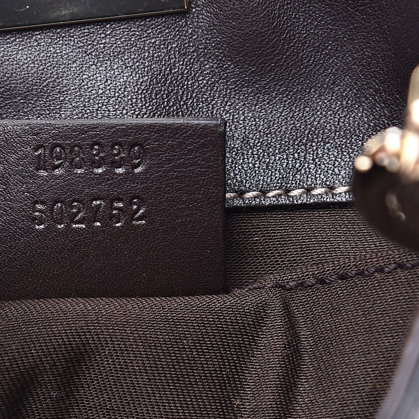 Monogram Mini Indy Top Handle Bag Dark Brown