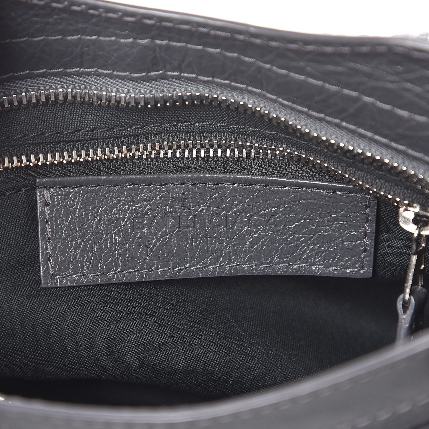 Balenciaga Agneau Giant 12 Silver Hardware Mini City Gris Fossile 7 of 8