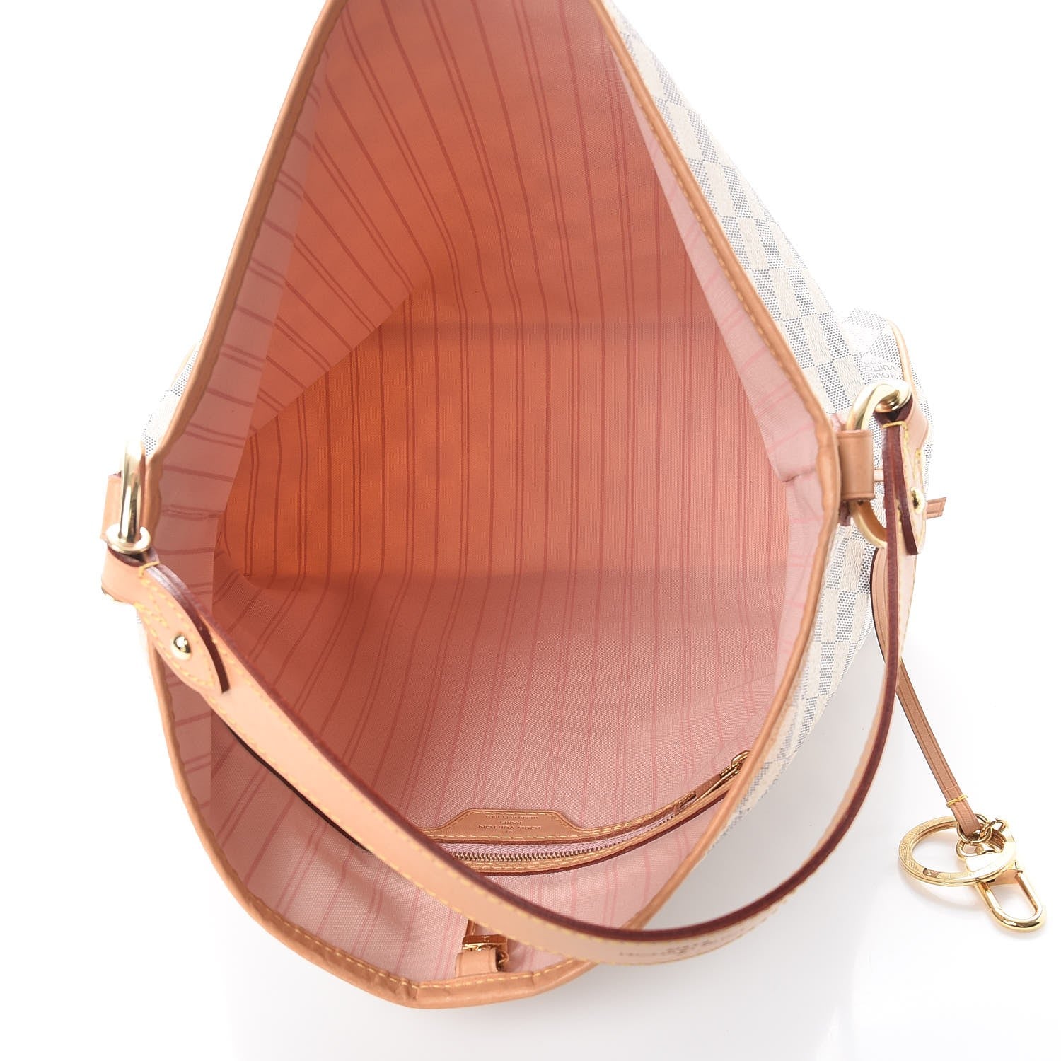 Louis Vuitton Damier Azur Delightful PM Rose Ballerine 5 of 7