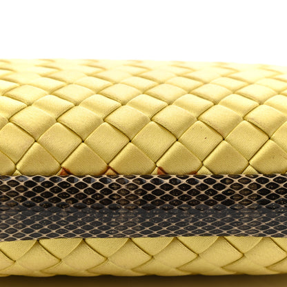 Bottega Veneta Satin Intreccio Impero Ayers Knot Clutch Duchesse 7 of 8