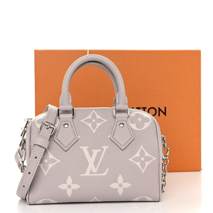 Louis Vuitton Empreinte Monogram Giant Speedy Bandouliere 20 Quartz 10 of 10