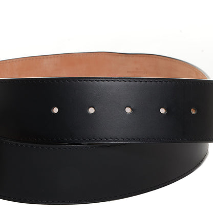 Louis Vuitton Jeans Calfskin Belt 95 38 Black 6 of 7